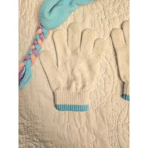 Whimsical Unicorn Winter Hat & Glove Set – Girls’ Cozy Cold Weather Accessories - Picture 12 of 13